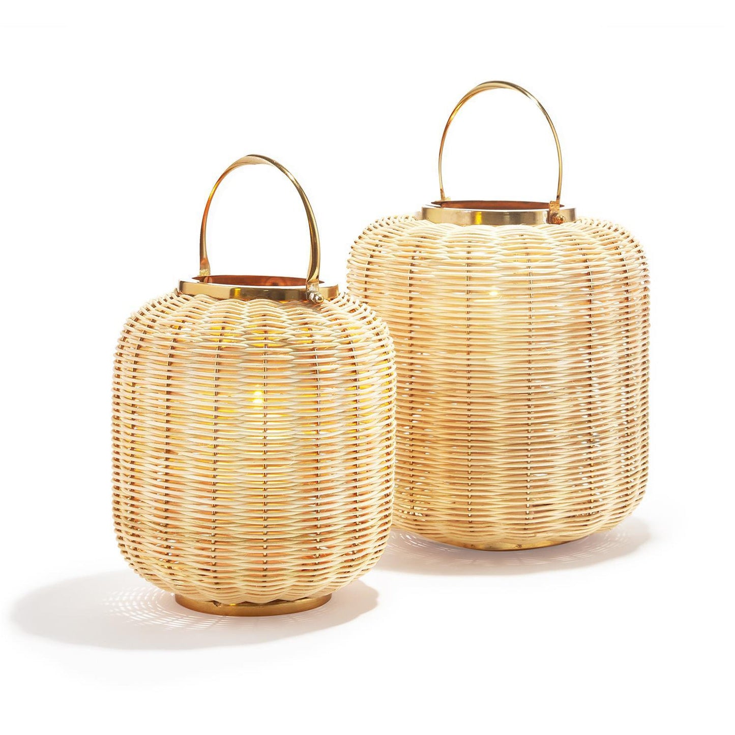 Bali Woven Cane Lantern-Large