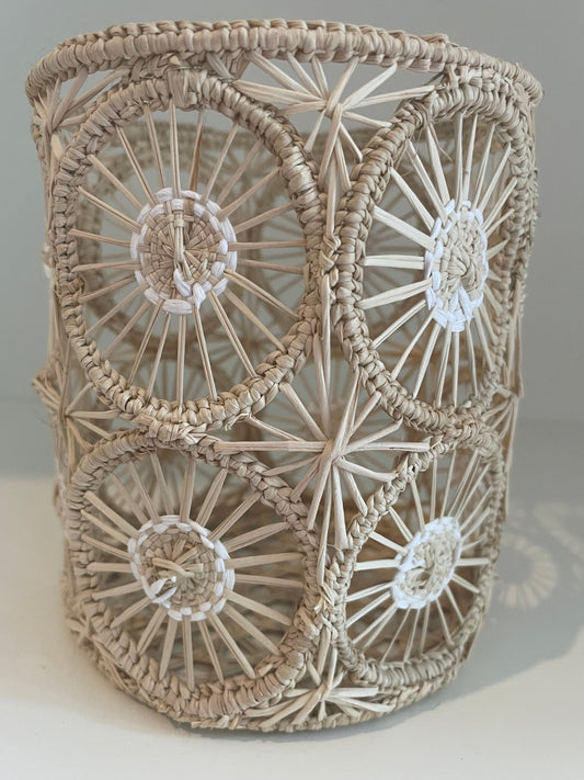 Iraca Woven Vase