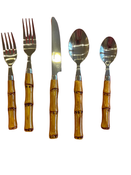 Bamboo Flatware Setting